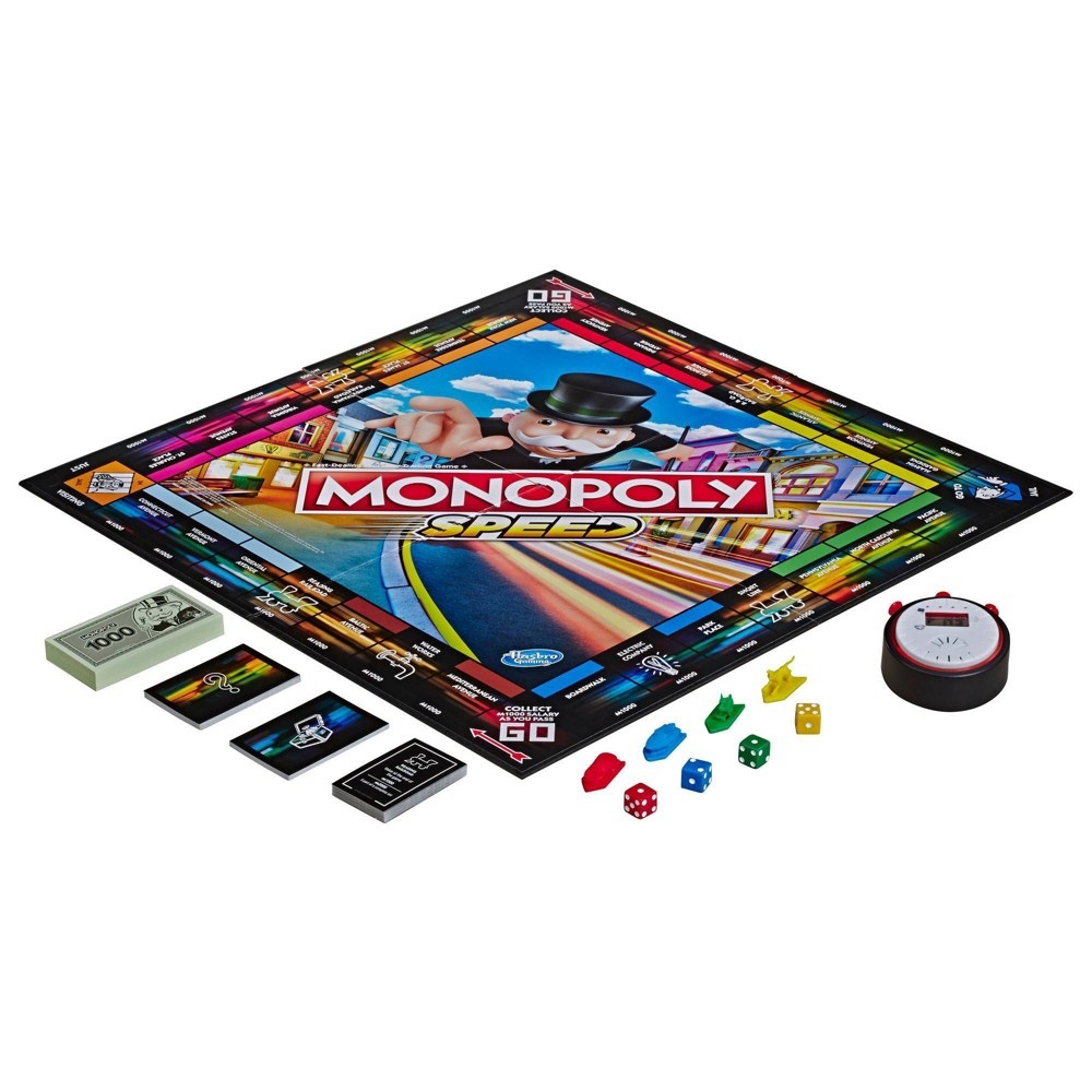 slide 2 of 7, Speed Monopoly Board Game, 1 ct