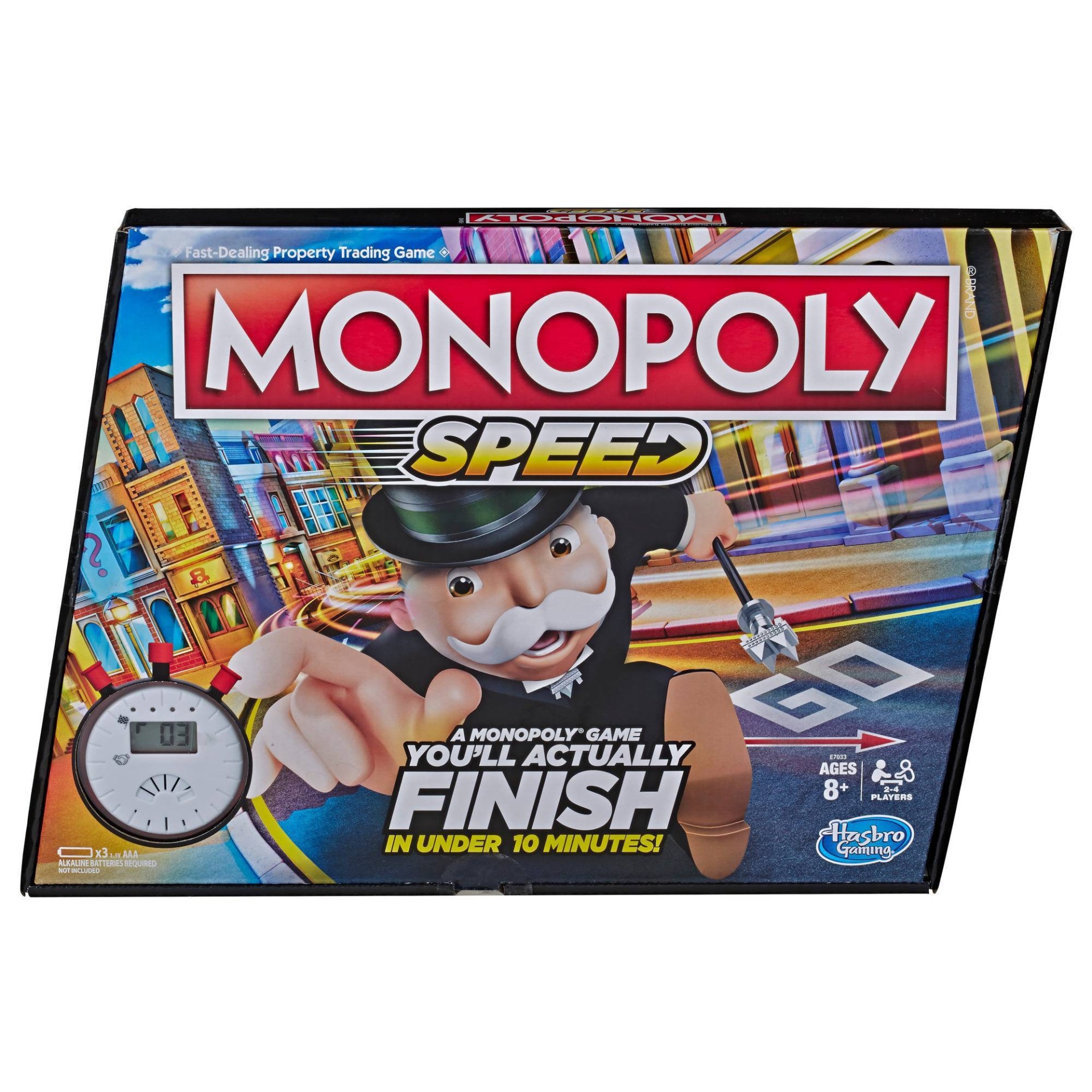 slide 1 of 7, Speed Monopoly Board Game, 1 ct