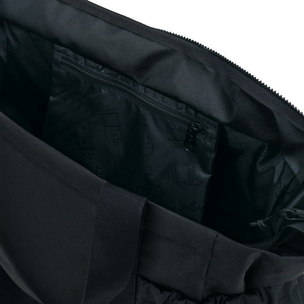 slide 3 of 8, Jansport 600 Denier Polyester Large Day Tote, 14""H X 19""W X 7""D, 100% Recycled, Black, 1 ct