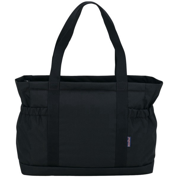 slide 2 of 8, Jansport 600 Denier Polyester Large Day Tote, 14""H X 19""W X 7""D, 100% Recycled, Black, 1 ct