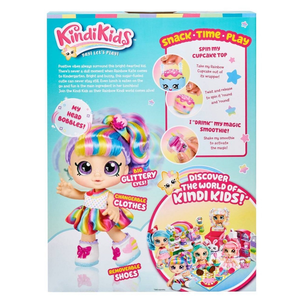 slide 3 of 8, Kindi Kids Snack Time Friends Doll - Rainbow Kate, 1 ct