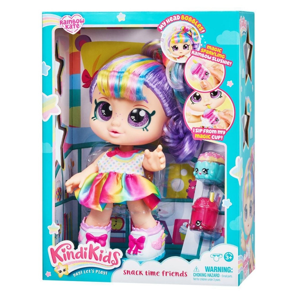 slide 5 of 8, Kindi Kids Snack Time Friends Doll - Rainbow Kate, 1 ct