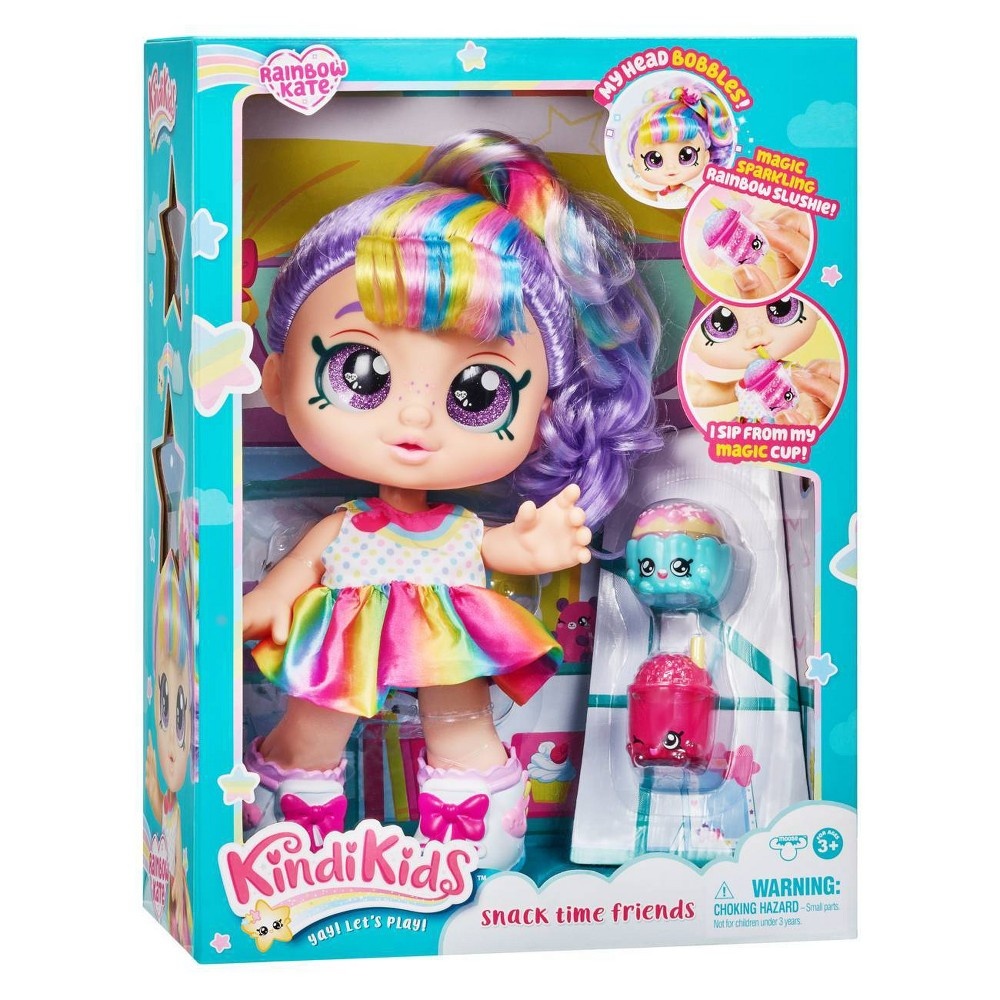 slide 6 of 8, Kindi Kids Snack Time Friends Doll - Rainbow Kate, 1 ct