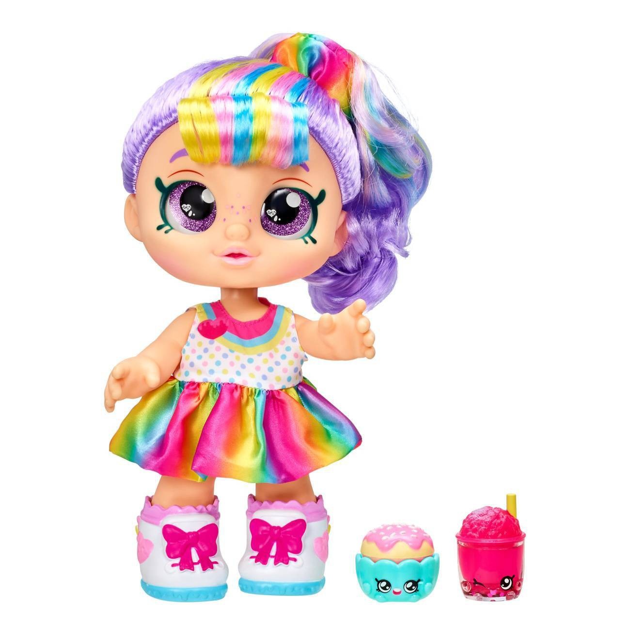 slide 1 of 8, Kindi Kids Snack Time Friends Doll - Rainbow Kate, 1 ct