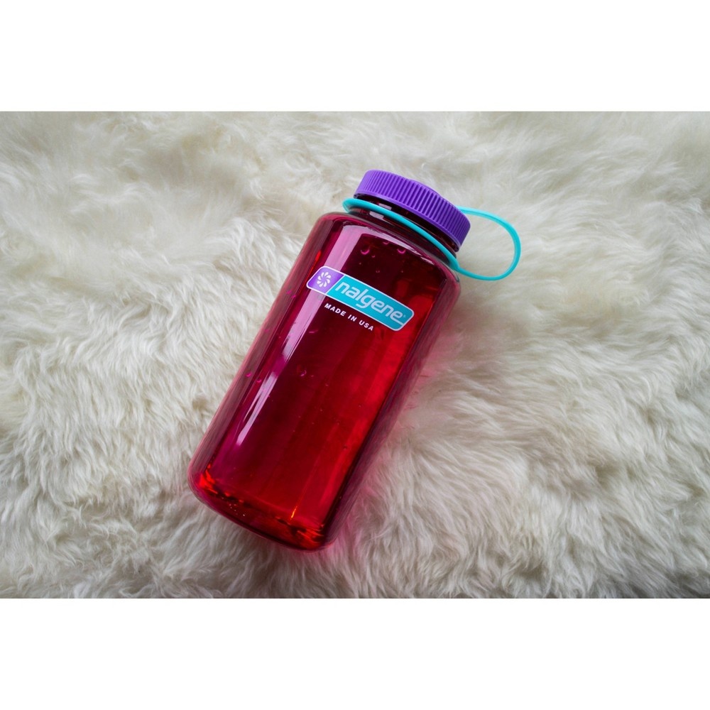 slide 4 of 6, Nalgene Wide Mouth Water Bottle - Pink, 32 oz
