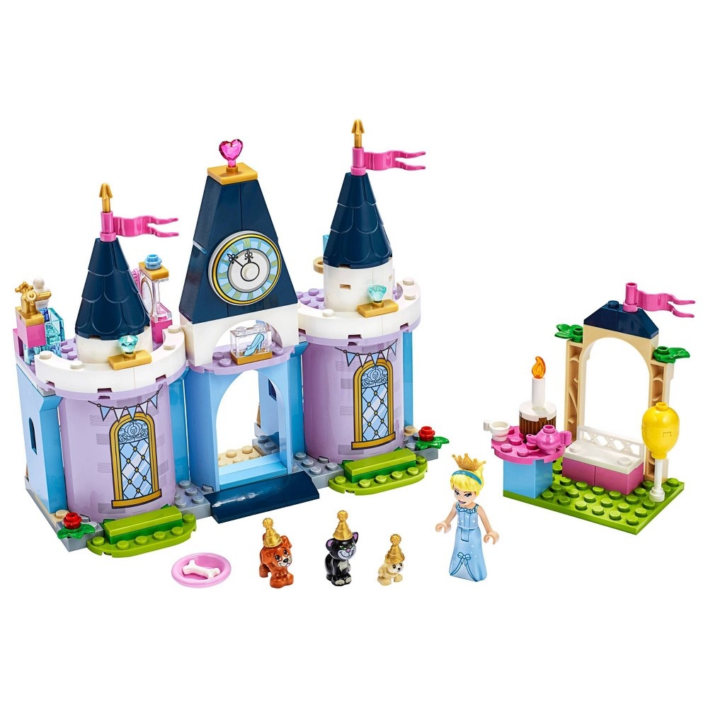 slide 4 of 7, LEGO Disney Cinderella's Castle Celebration 43178 Princess Building Playset, 1 ct