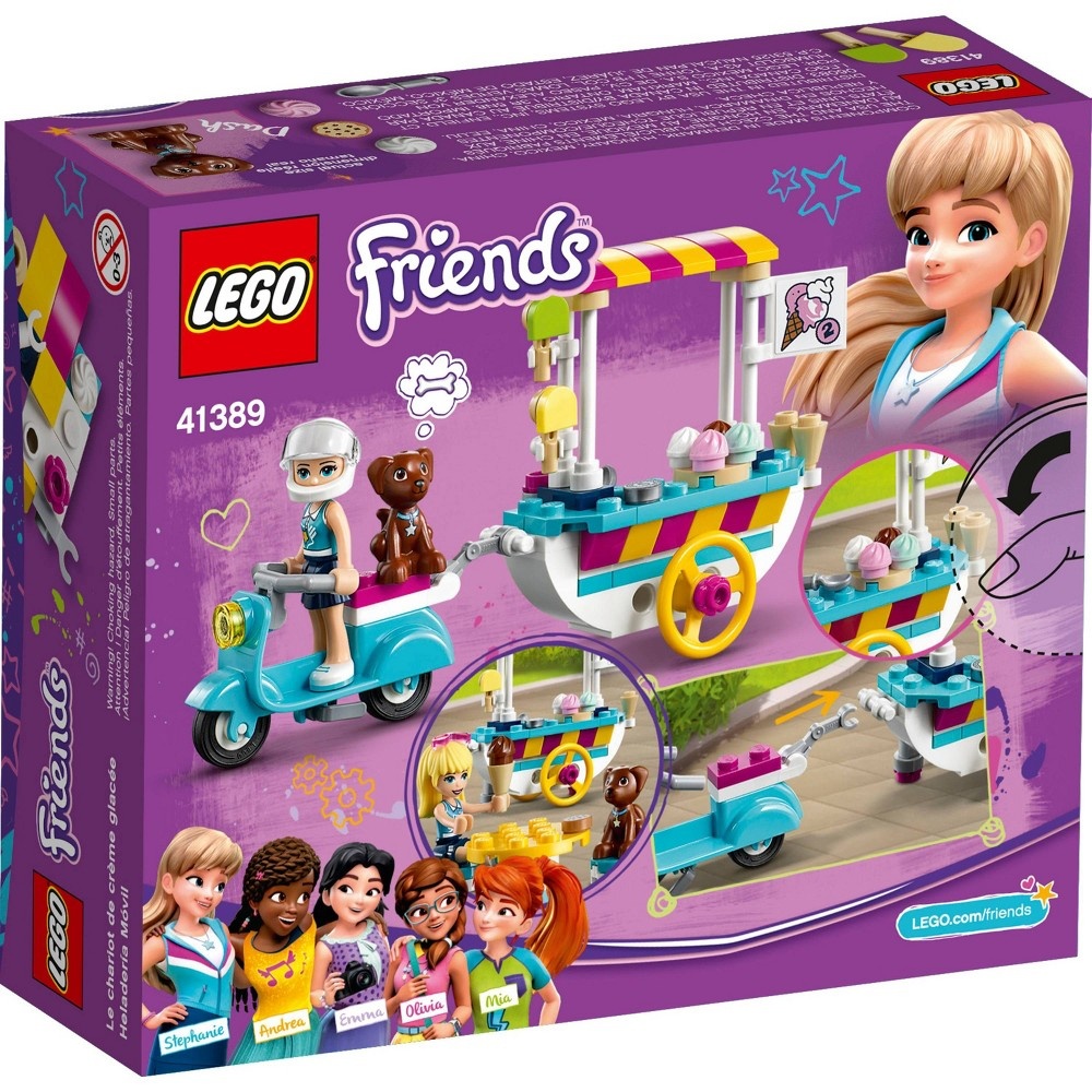 slide 5 of 7, LEGO Friends Ice Cream Cart Toy Playset Building Kit 41389, 1 ct