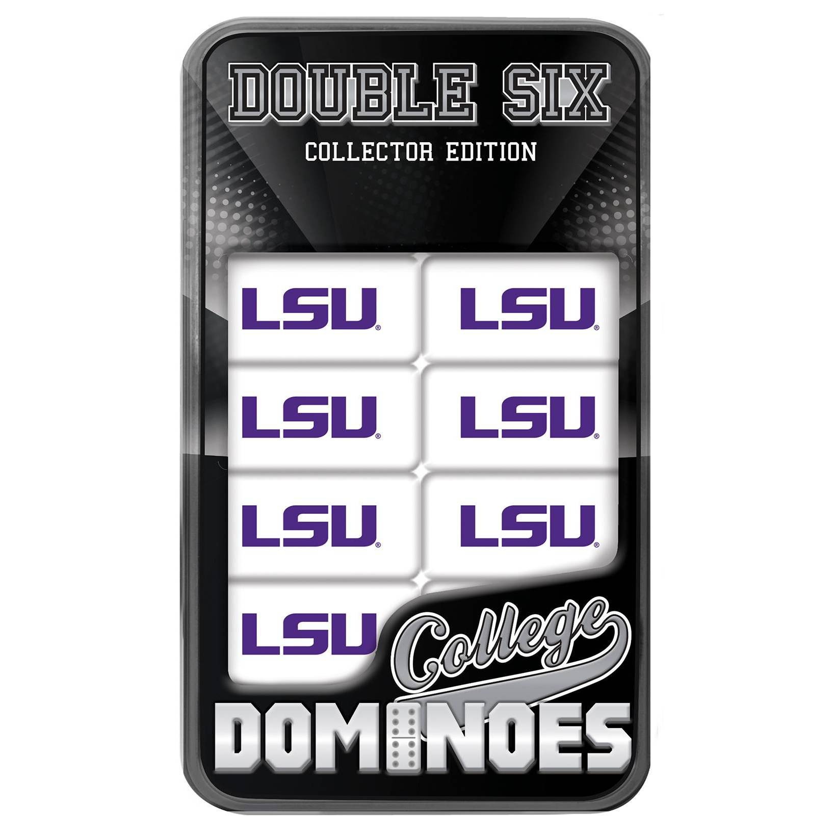 slide 1 of 1, NCAA LSU Tigers Dominoes, 1 ct