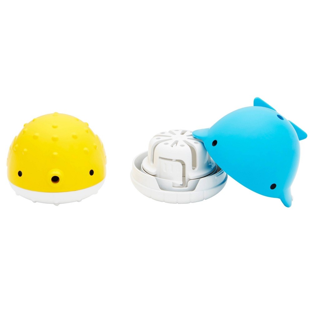 slide 8 of 10, Munchkin Color Buddies Moisturizing Bath Water Color Tablets and Toy Dispenser - 20 Tablets and 2 Toy Dispensers, 1 ct