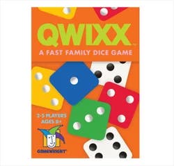 Gamewright Qwixx Age 8+ 2-5 Players Dice Rolling Game 1 ea