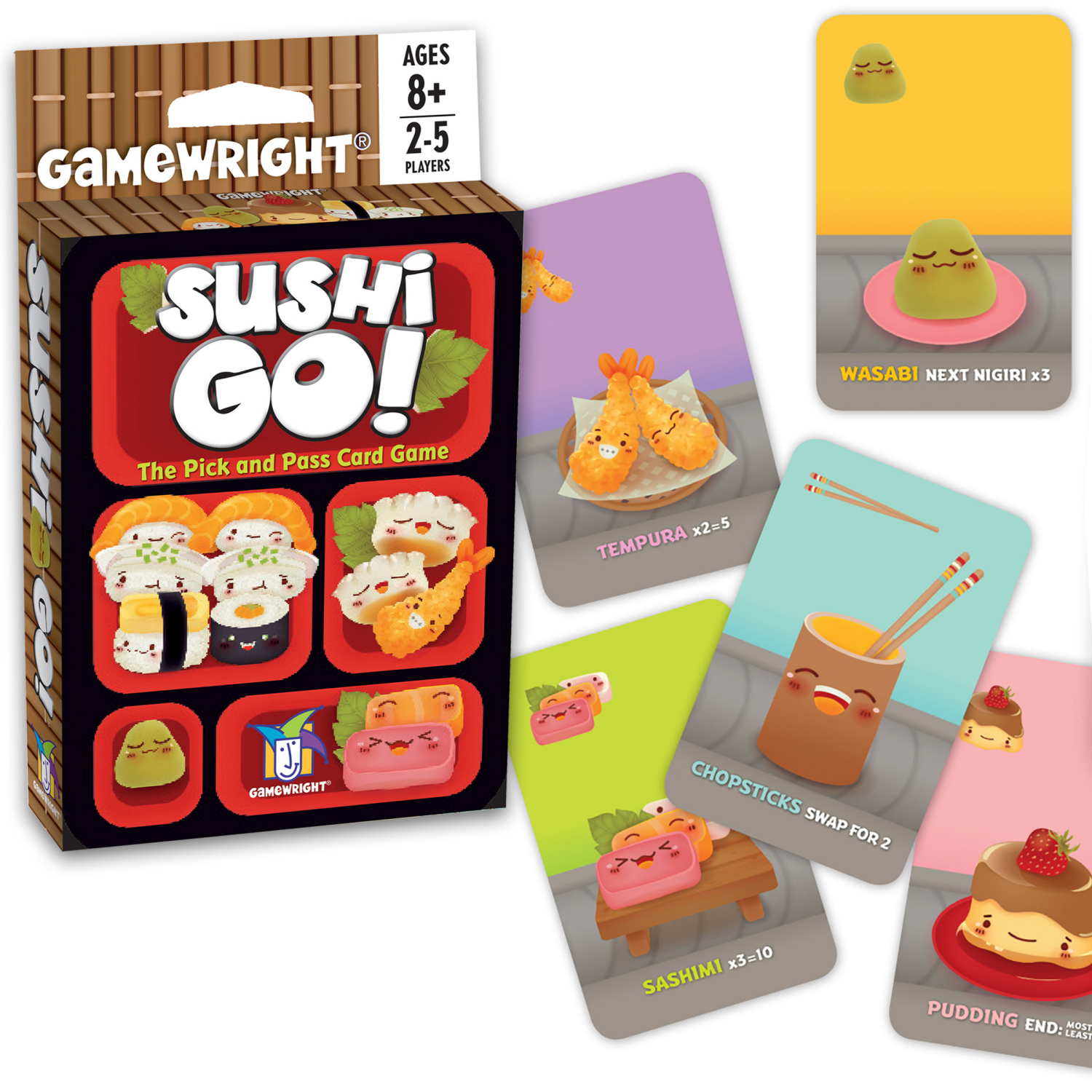 slide 1 of 2, Sushi Go Card Game 1 ea, 1 ct