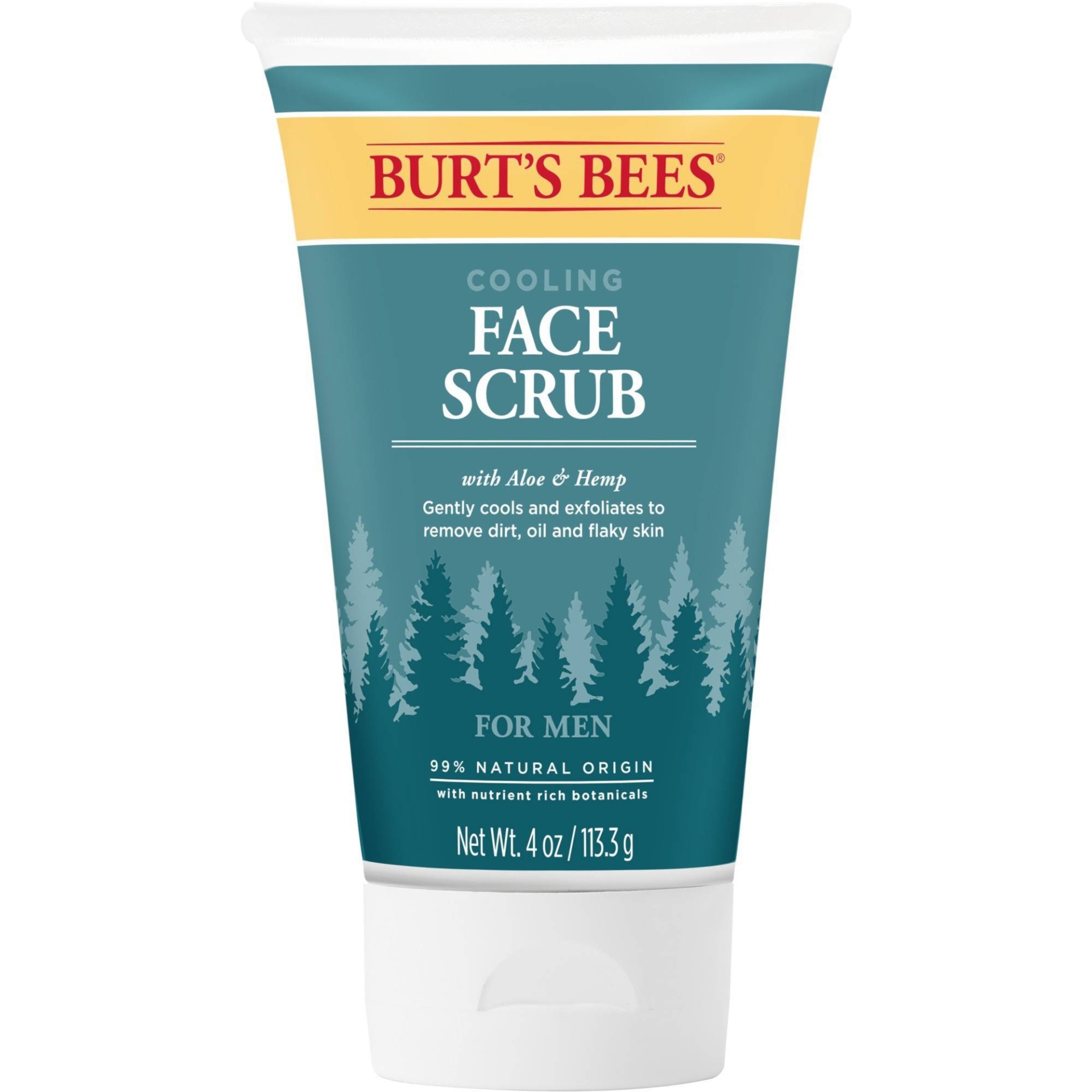 slide 1 of 3, Burt's Bees Men's Facial Scrub, 4 oz