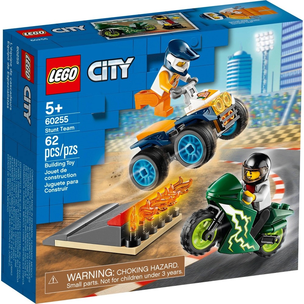 slide 3 of 7, LEGO City Stunt Team 60255 Bike Toy, 1 ct