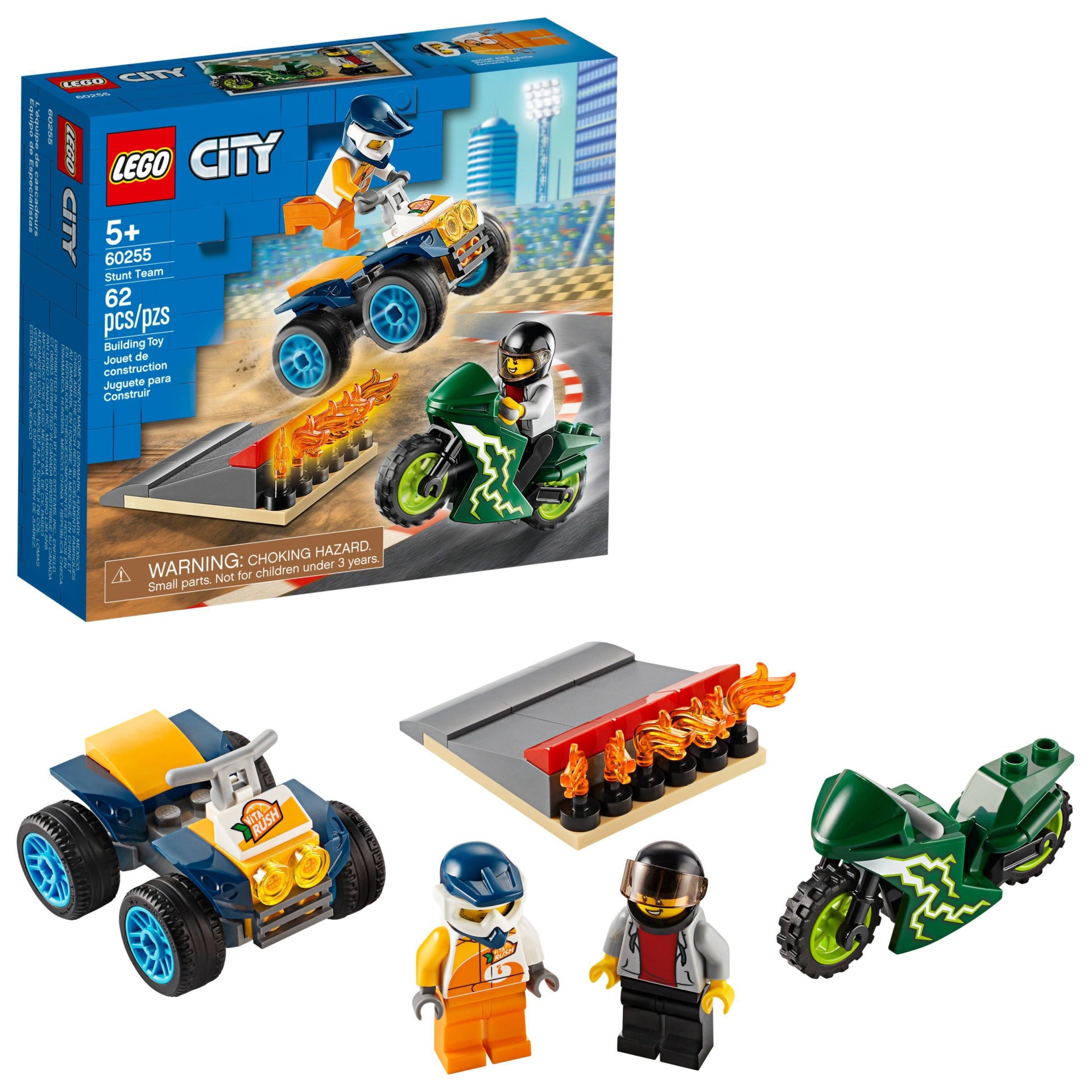 slide 1 of 7, LEGO City Stunt Team 60255 Bike Toy, 1 ct