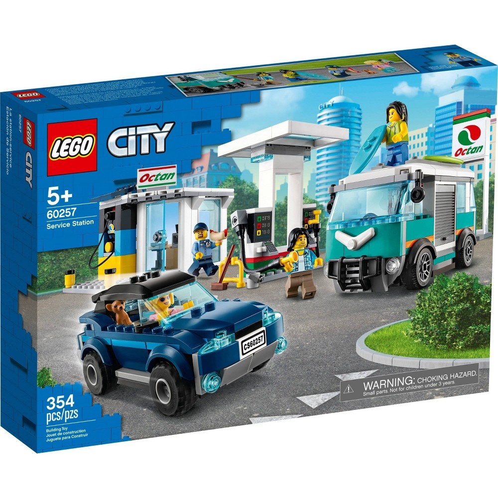 slide 5 of 7, LEGO City Service Station 60257 Building Set, 1 ct