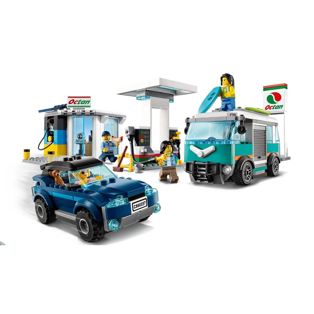 slide 6 of 7, LEGO City Service Station 60257 Building Set, 1 ct