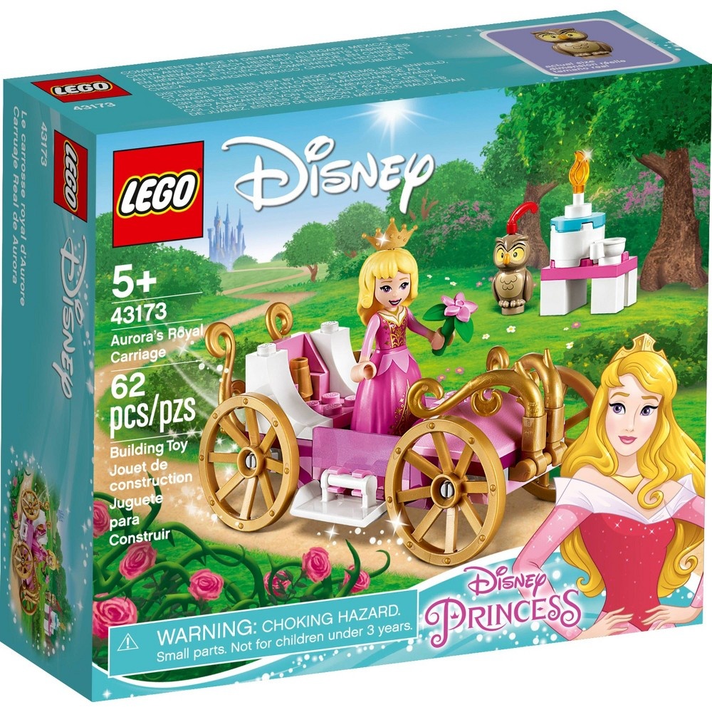 slide 4 of 6, LEGO Disney Aurora's Royal Carriage 43173 Princess Building Playset, 1 ct