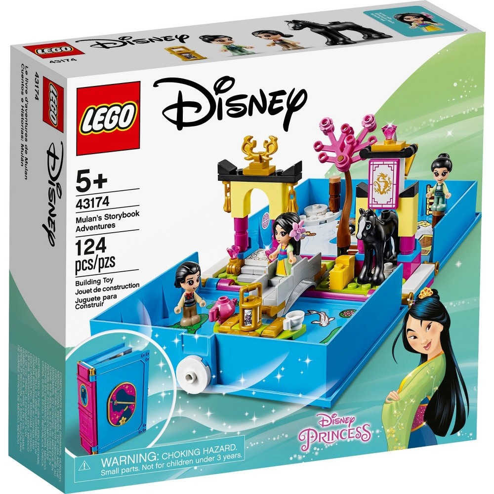 slide 2 of 7, LEGO Disney Mulan&#39;s Storybook Adventures Princess Building Playset 43174, 1 ct