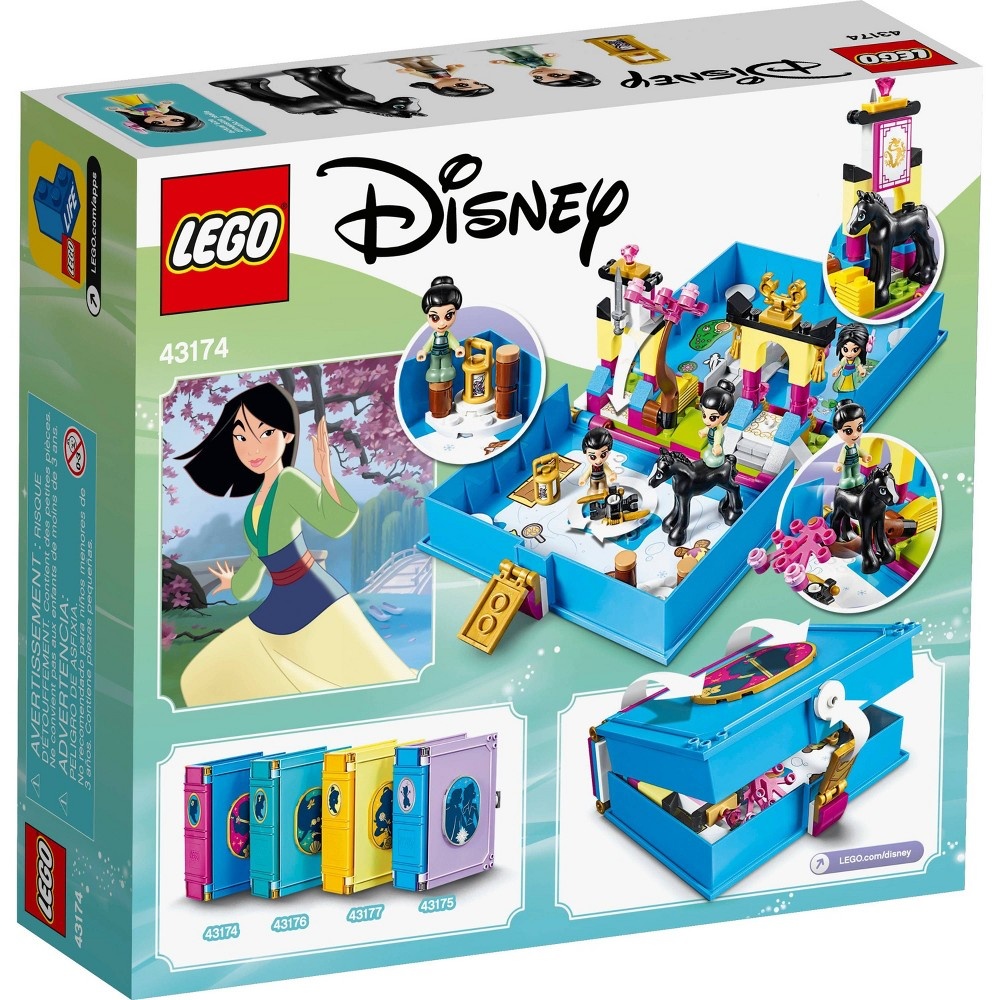 slide 4 of 7, LEGO Disney Mulan&#39;s Storybook Adventures Princess Building Playset 43174, 1 ct