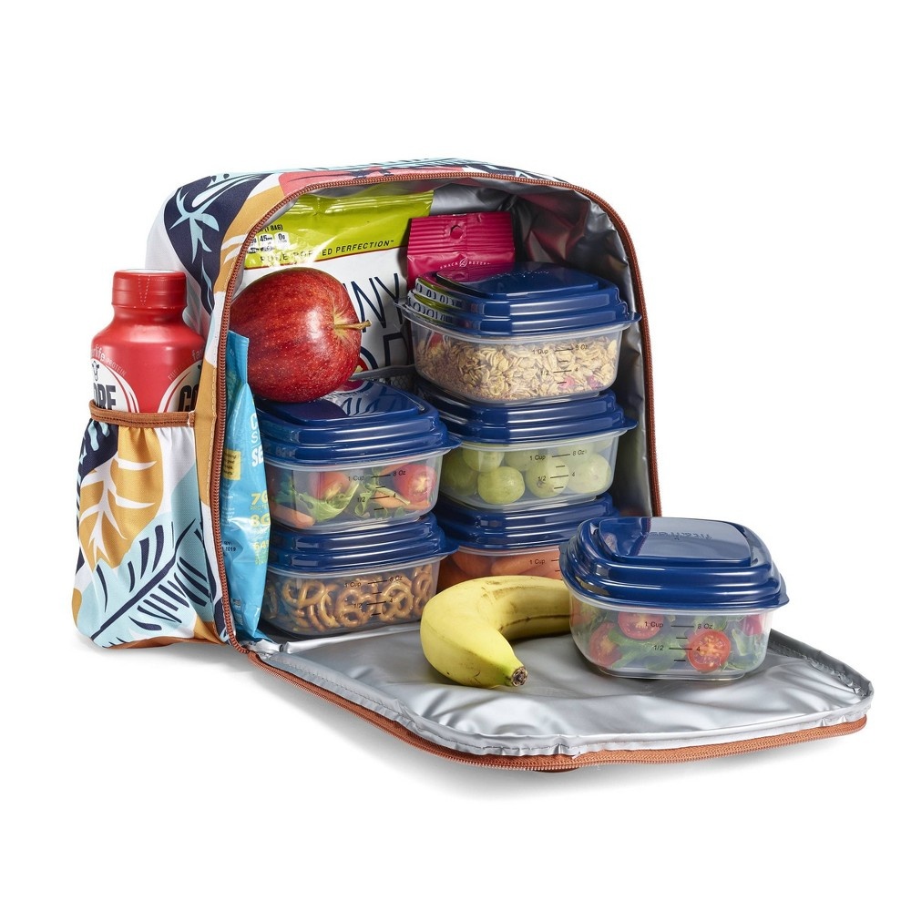 slide 3 of 6, Fit & Fresh Wichita Lunch Kit Set - White Cloud Forest, 1 ct