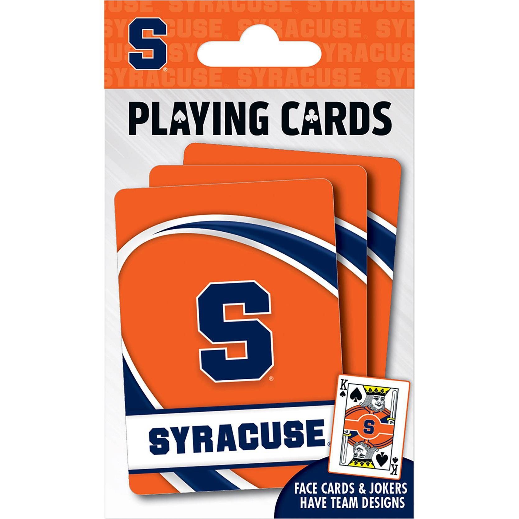 slide 1 of 3, NCAA Syracuse Orange Playing Cards, 1 ct