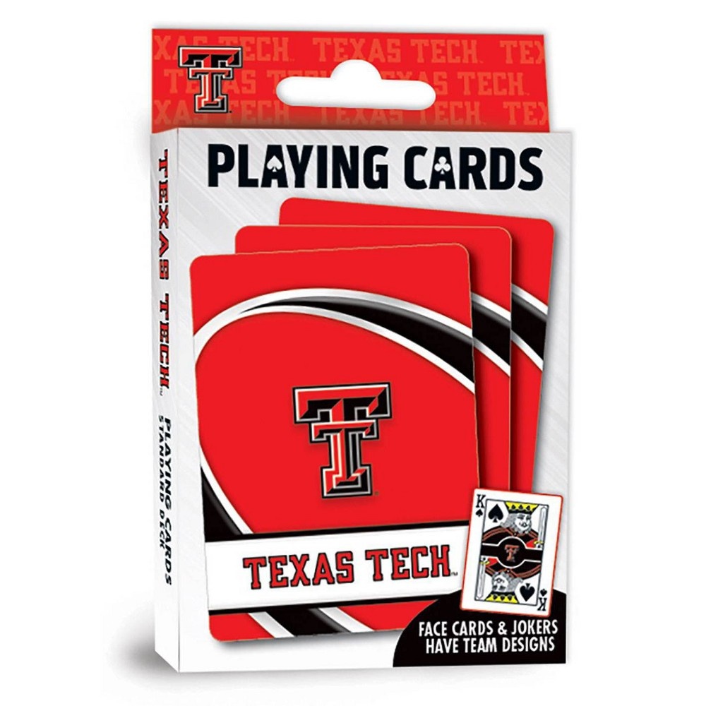 slide 2 of 3, NCAA Texas Tech Red Raiders Playing Cards, 1 ct