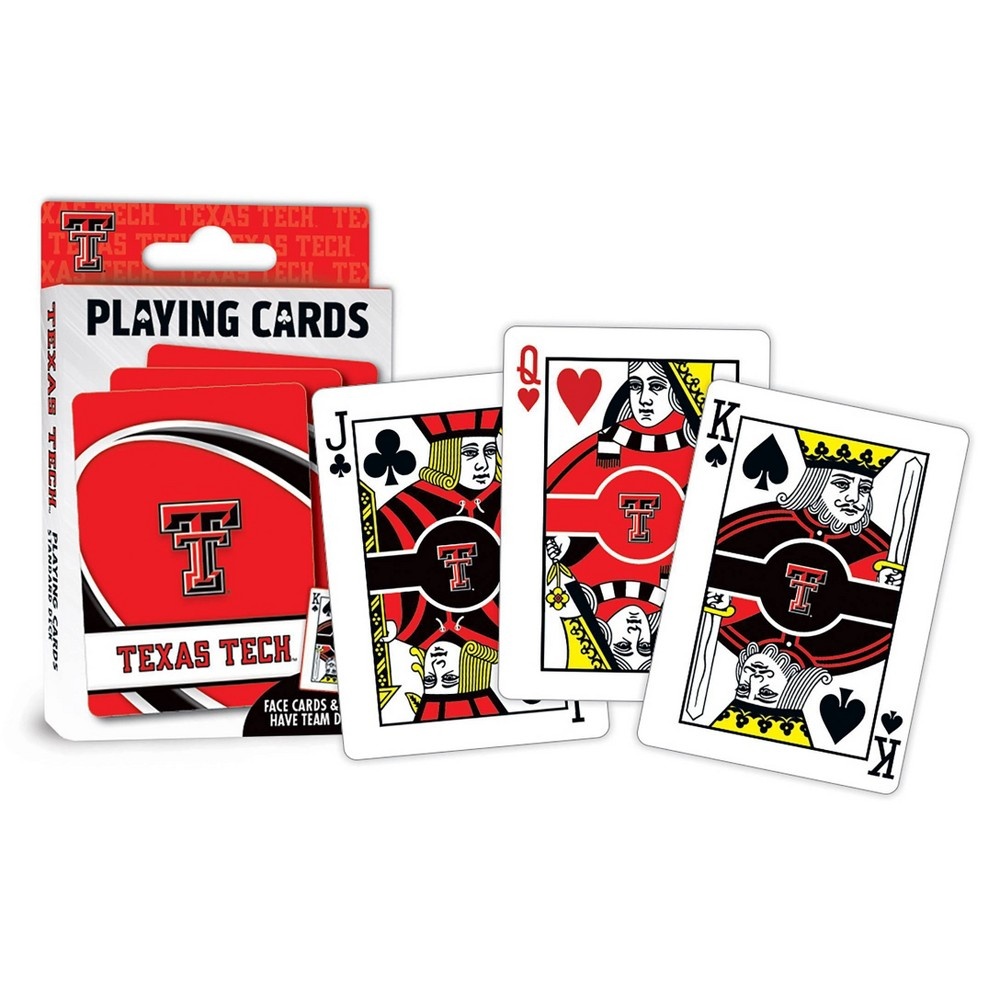 slide 3 of 3, NCAA Texas Tech Red Raiders Playing Cards, 1 ct