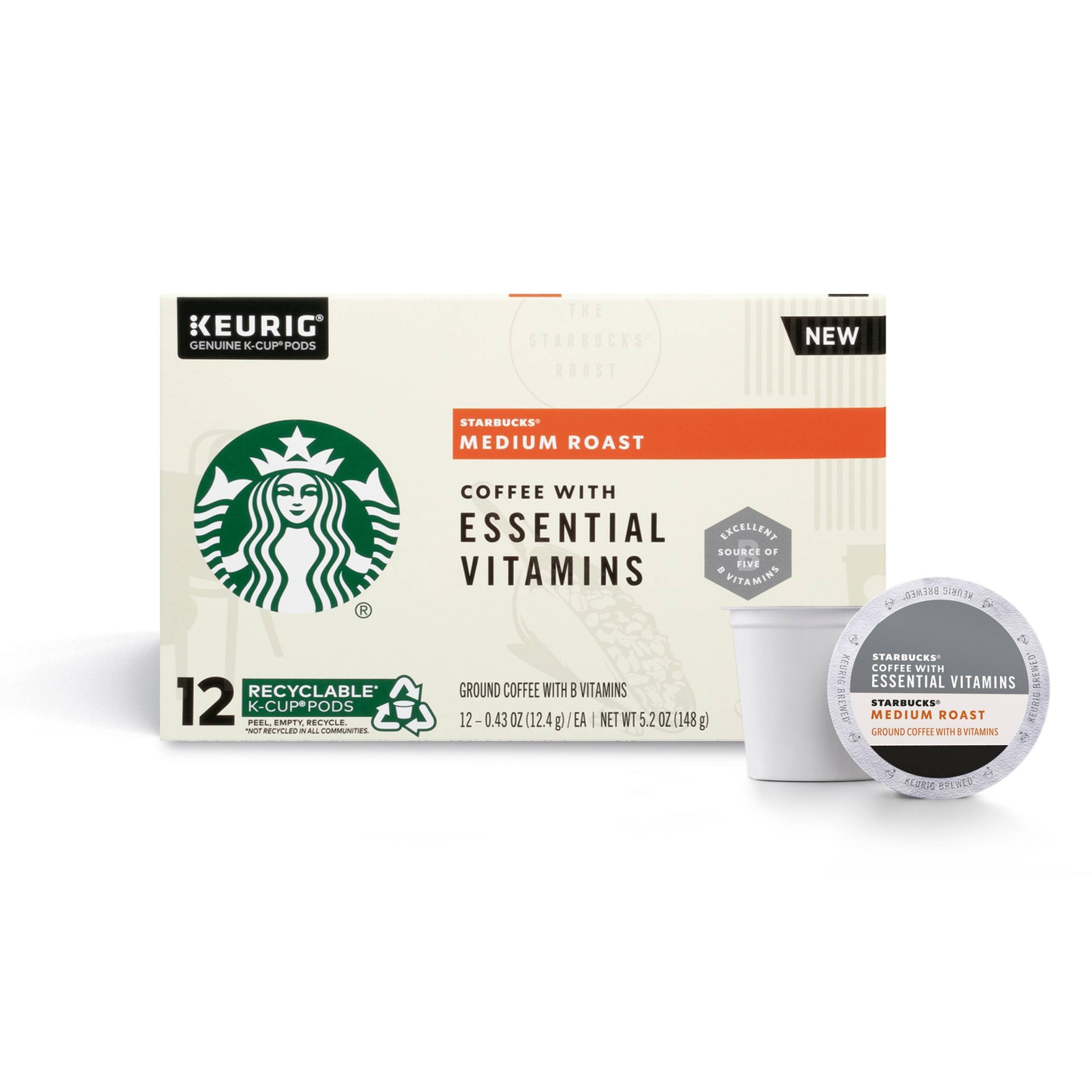 slide 1 of 3, Starbucks KCup Essential Vita Roast, 12 ct; 5.2 oz