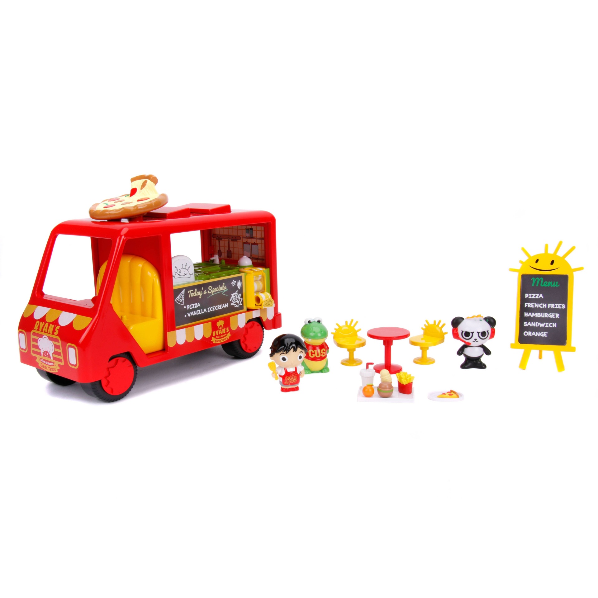 slide 1 of 4, Ryan's World Food Truck Play Set, 21 ct