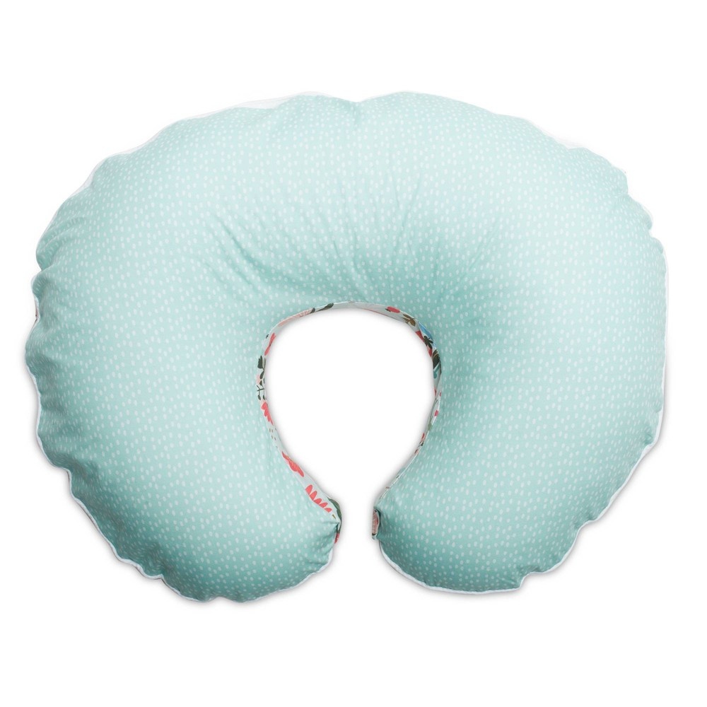 slide 3 of 10, Boppy Nursing Pillow Slipcover Premium - Floral Mint, 1 ct