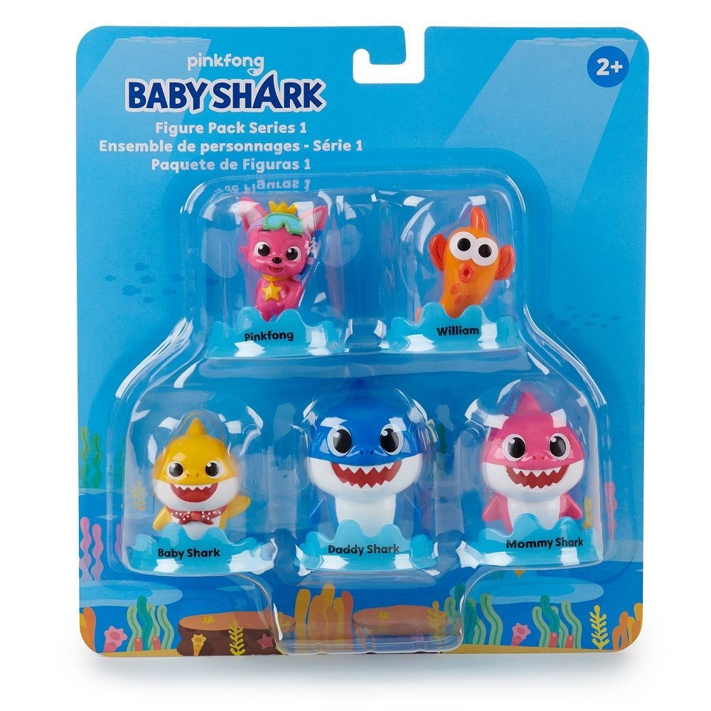 slide 5 of 5, Pinkfong Baby Shark Figure Pack, 1 ct