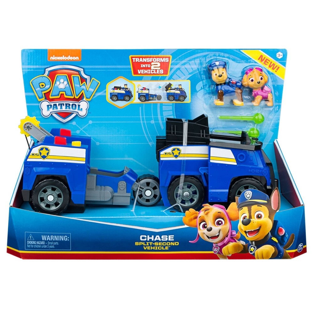 slide 6 of 7, PAW Patrol Chase Transforming Police Cruiser, 1 ct