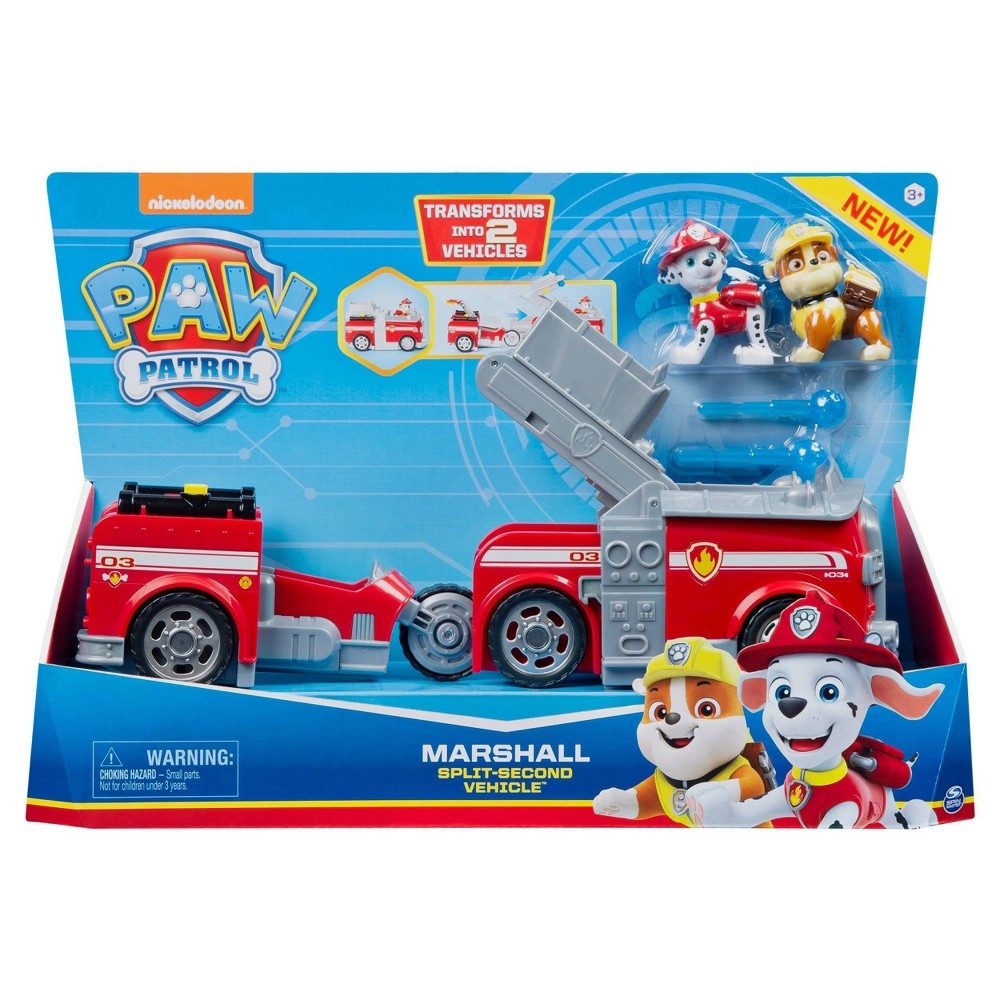 slide 2 of 7, PAW Patrol Marshall Transforming Fire Truck, 1 ct