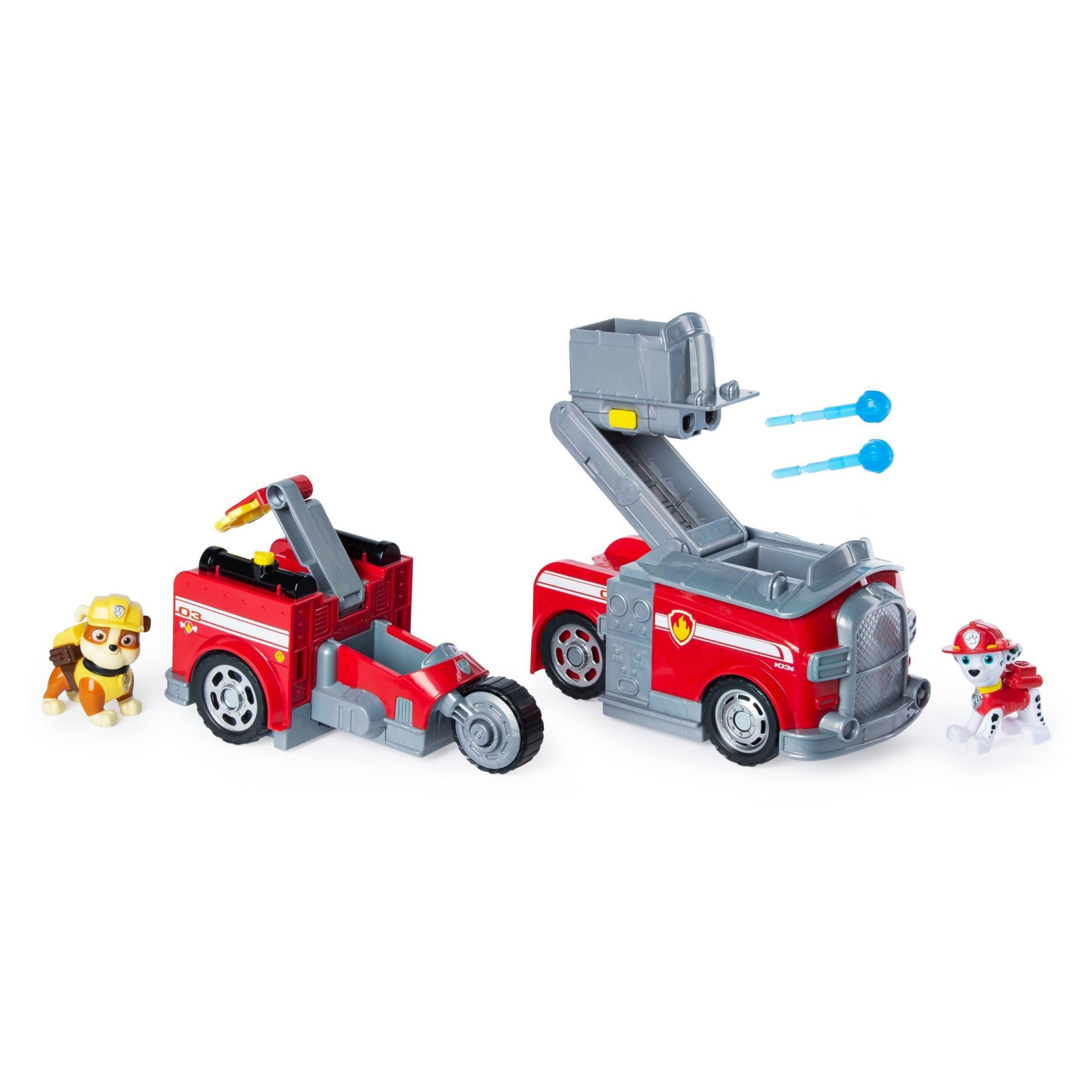 slide 1 of 7, PAW Patrol Marshall Transforming Fire Truck, 1 ct