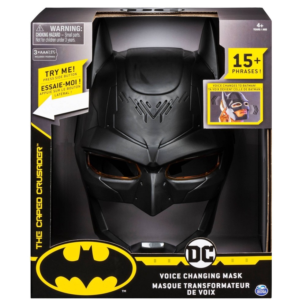 slide 2 of 5, Batman Voice Changing Mask with Sounds, 1 ct