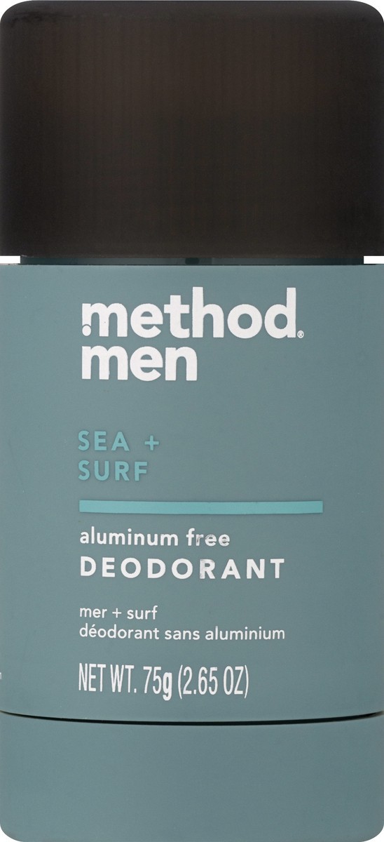 slide 8 of 12, method Men Aluminum Free Sea + Surf Deodorant 2.65 oz, 2.65 oz