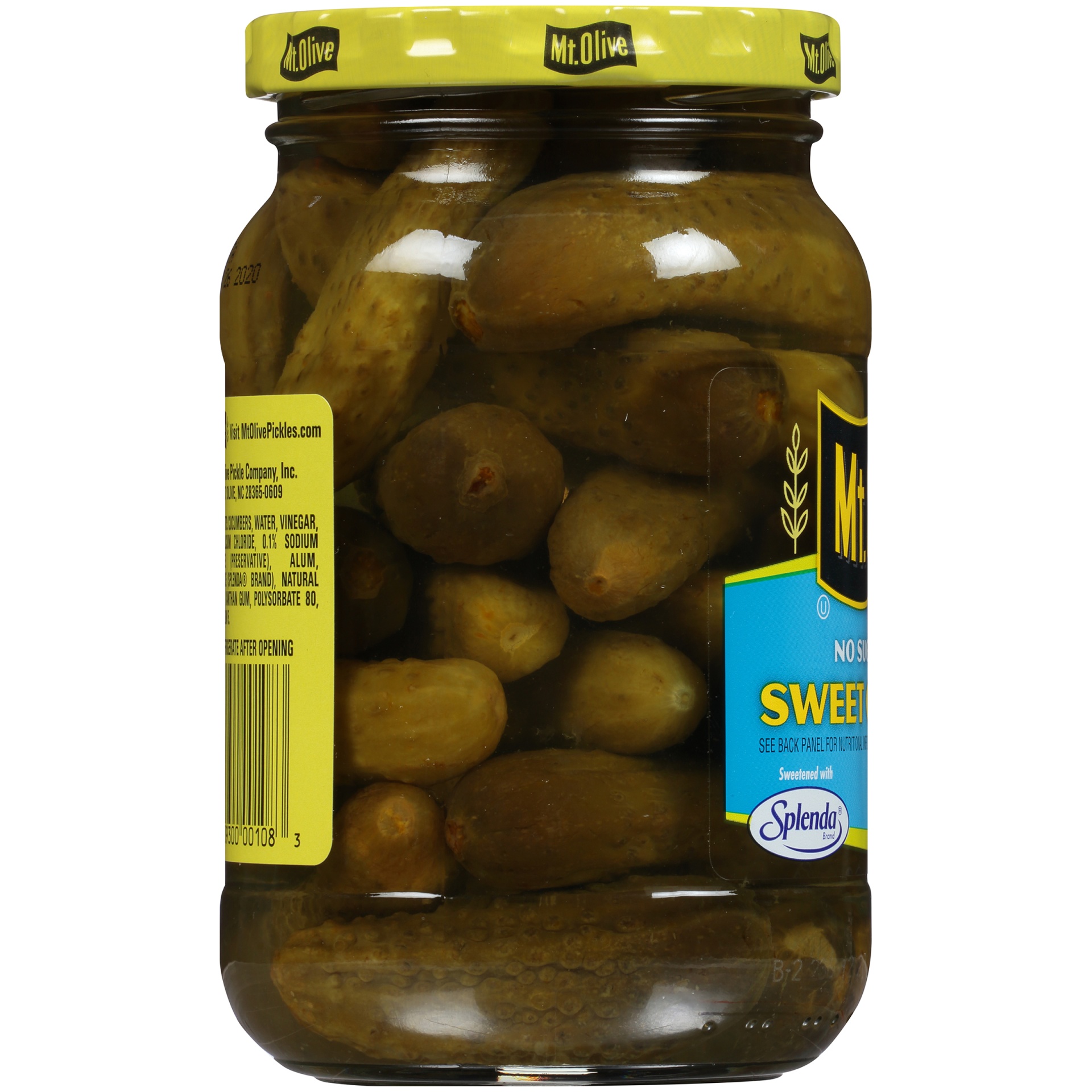 slide 2 of 6, Mt. Olive Sweet Gherkins Pickles 16 fl oz Jar, 16 fl oz