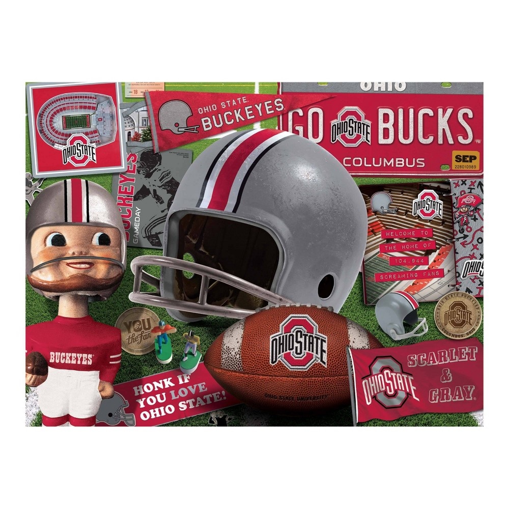 slide 3 of 3, NCAA Ohio State Buckeyes Throwback, 500 ct