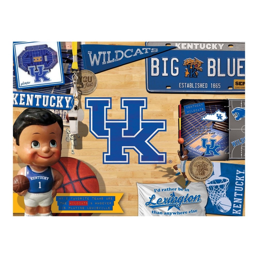 slide 3 of 3, NCAA Kentucky Wildcats Throwback Puzzle, 500 ct