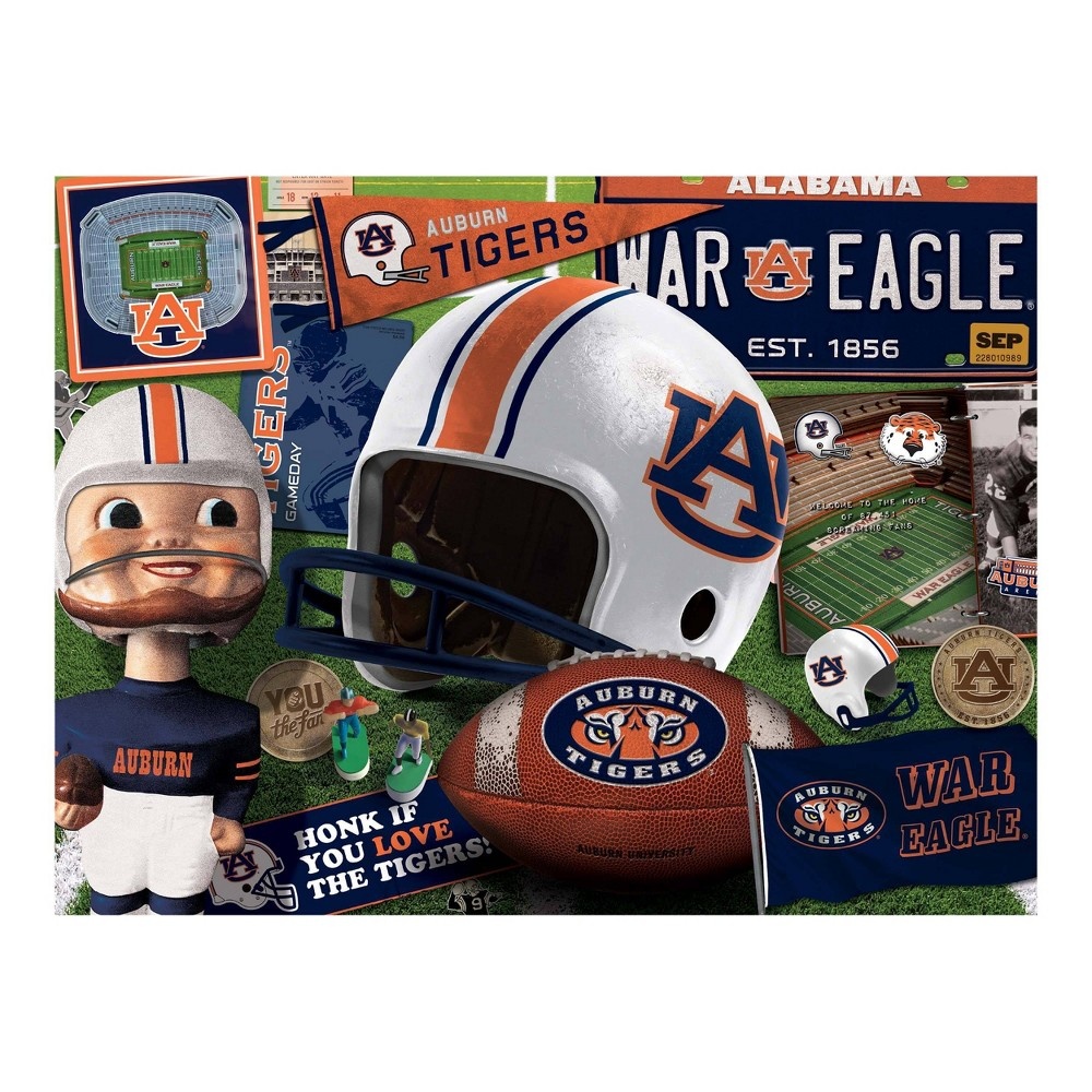 slide 3 of 3, NCAA Auburn Tigers Throwback Puzzle, 500 ct