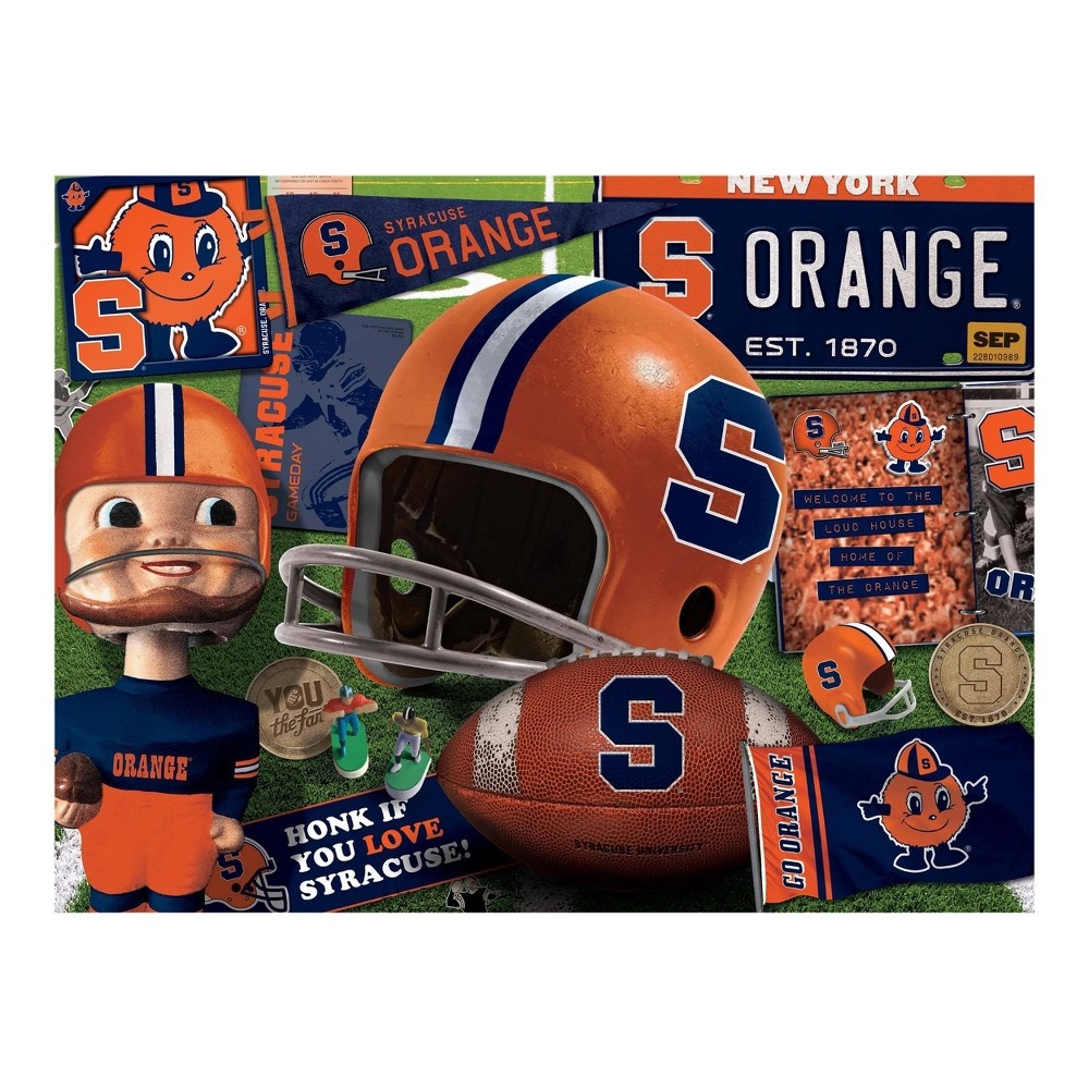 slide 3 of 3, NCAA Syracuse Orange Throwback Puzzle, 500 ct