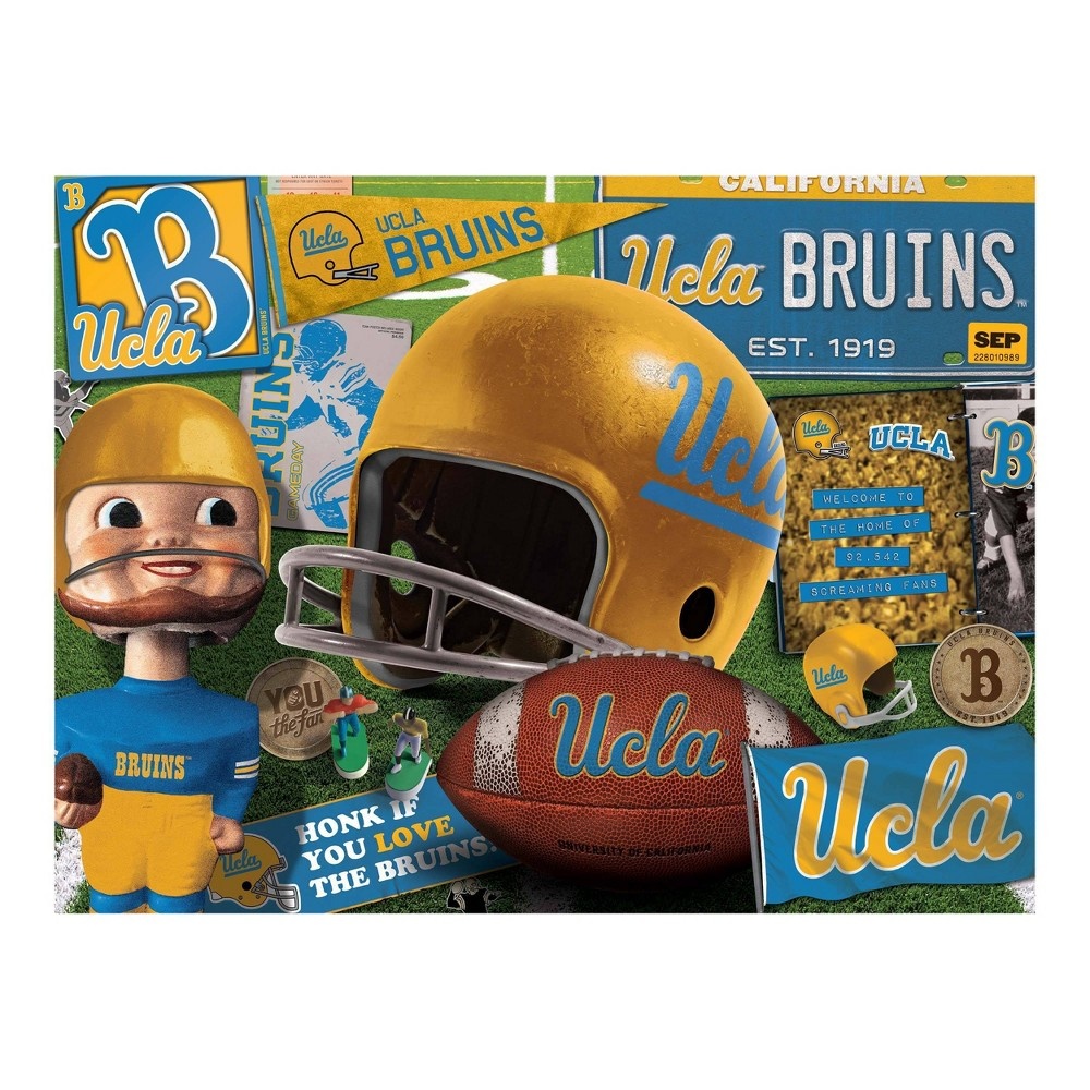 slide 3 of 3, NCAA UCLA Bruins Throwback Puzzle, 500 ct