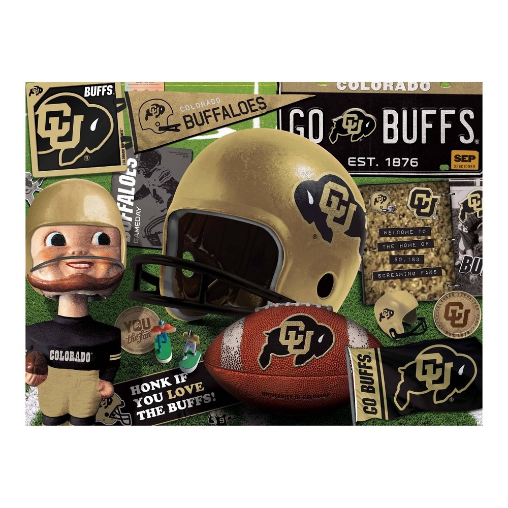 slide 3 of 3, NCAA Colorado Buffaloes Throwback Puzzle, 500 ct