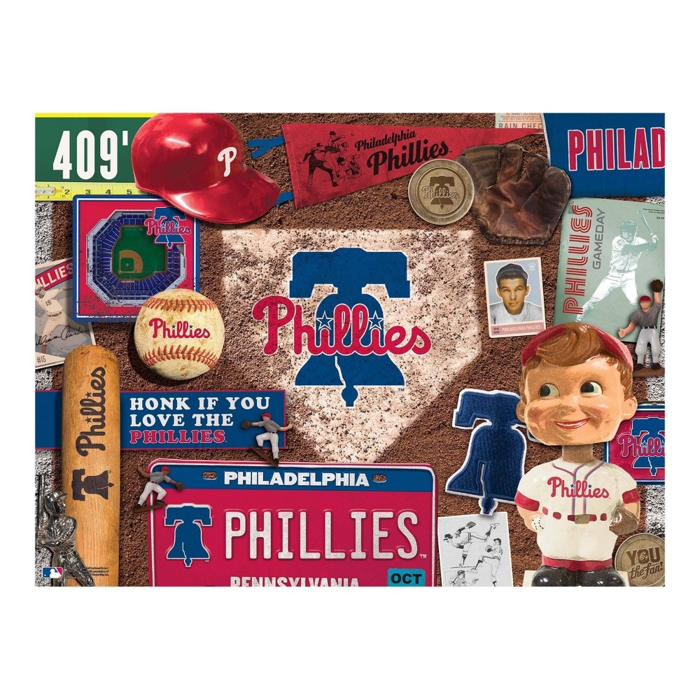 slide 2 of 2, MLB Philadelphia Phillies Throwback Puzzle, 500 ct