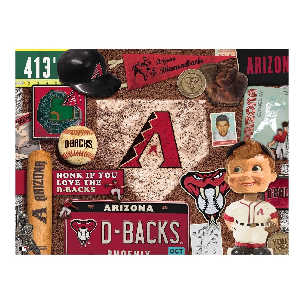 slide 2 of 2, MLB Arizona Diamondbacks Throwback Puzzle, 500 ct