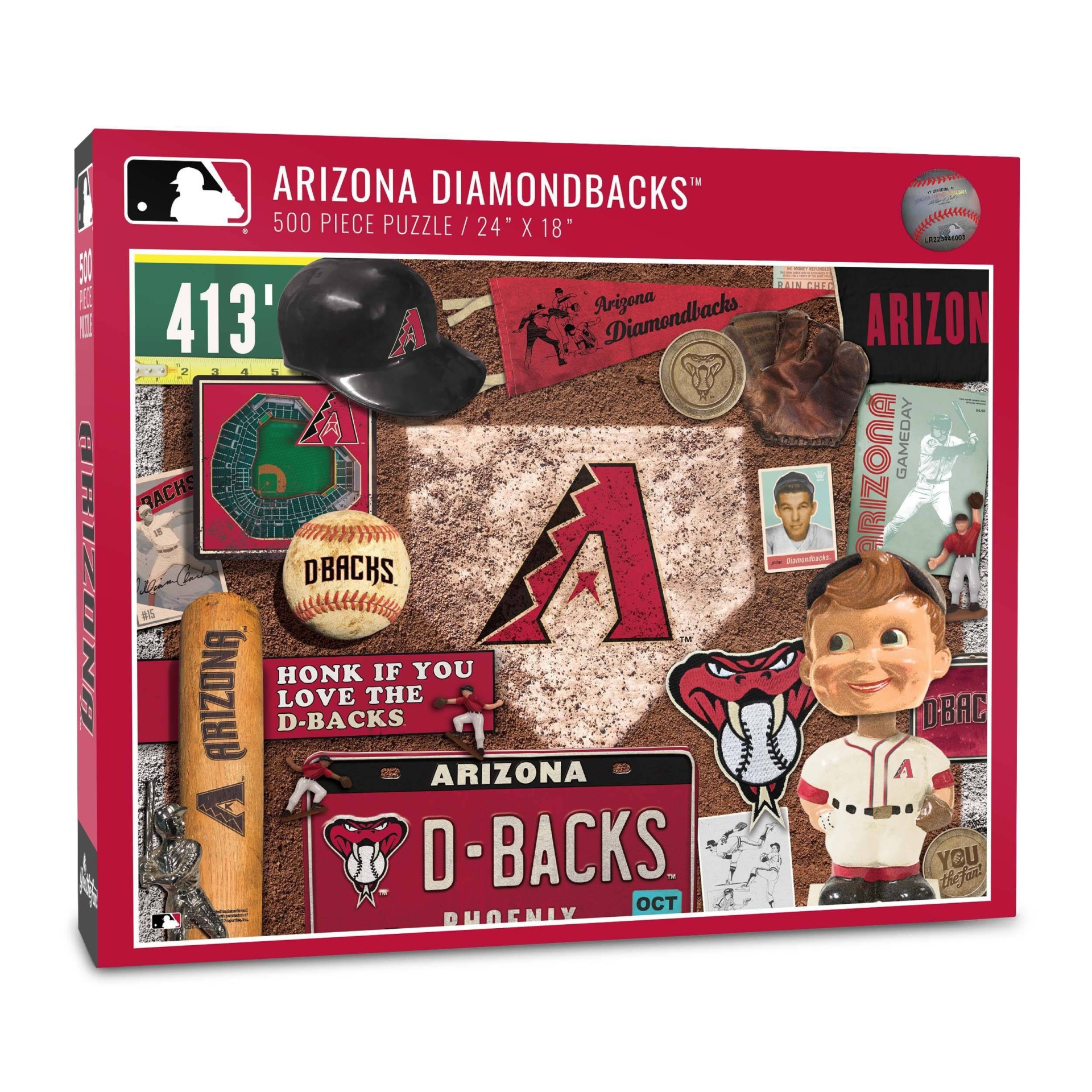 slide 1 of 2, MLB Arizona Diamondbacks Throwback Puzzle, 500 ct