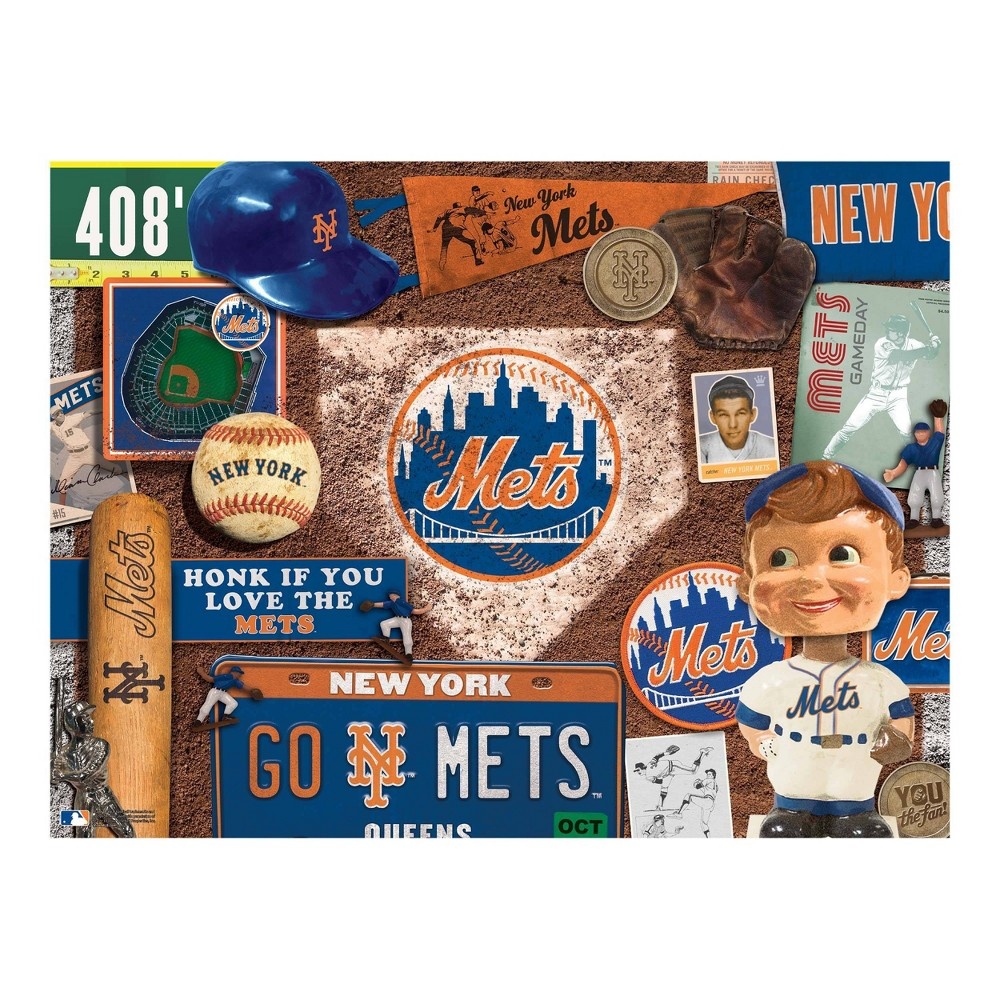 slide 2 of 2, MLB New York Mets Throwback Puzzle, 500 ct