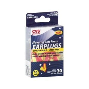 slide 1 of 1, CVS Pharmacy Sleeping Soft Foam Earplugs Latex-Free, 10 pair