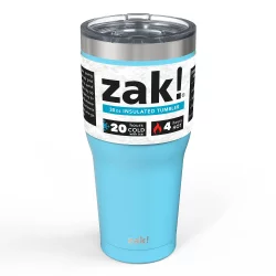 Zak Designs Zak! Designs 30oz Double Wall Stainless Steel Cascadia Tumbler - Purist Blue