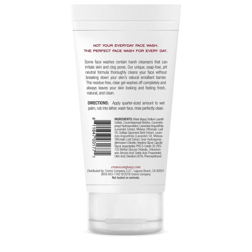 slide 2 of 2, Cremo Daily Facial Cleanser, 5 fl oz